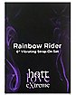 Rainbow Rider Vibrating Strap On Set 6 Inch - Hott Love Extreme