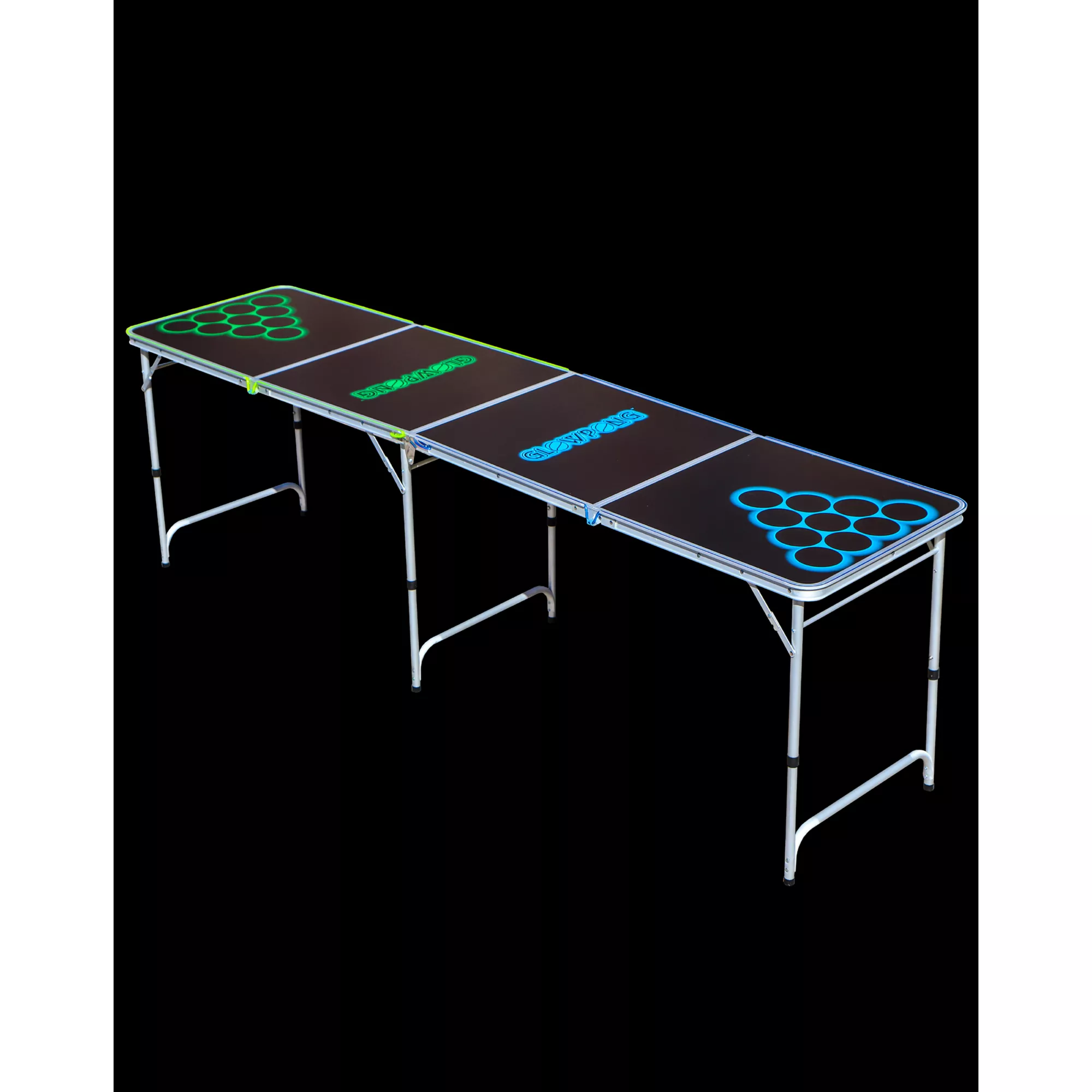 Glowing Green vs Blue Beer Pong Table - 8 ft. at Spencer's