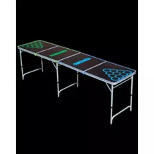 Glowing Green vs Blue Beer Pong Table - 8 ft. at Spencer's