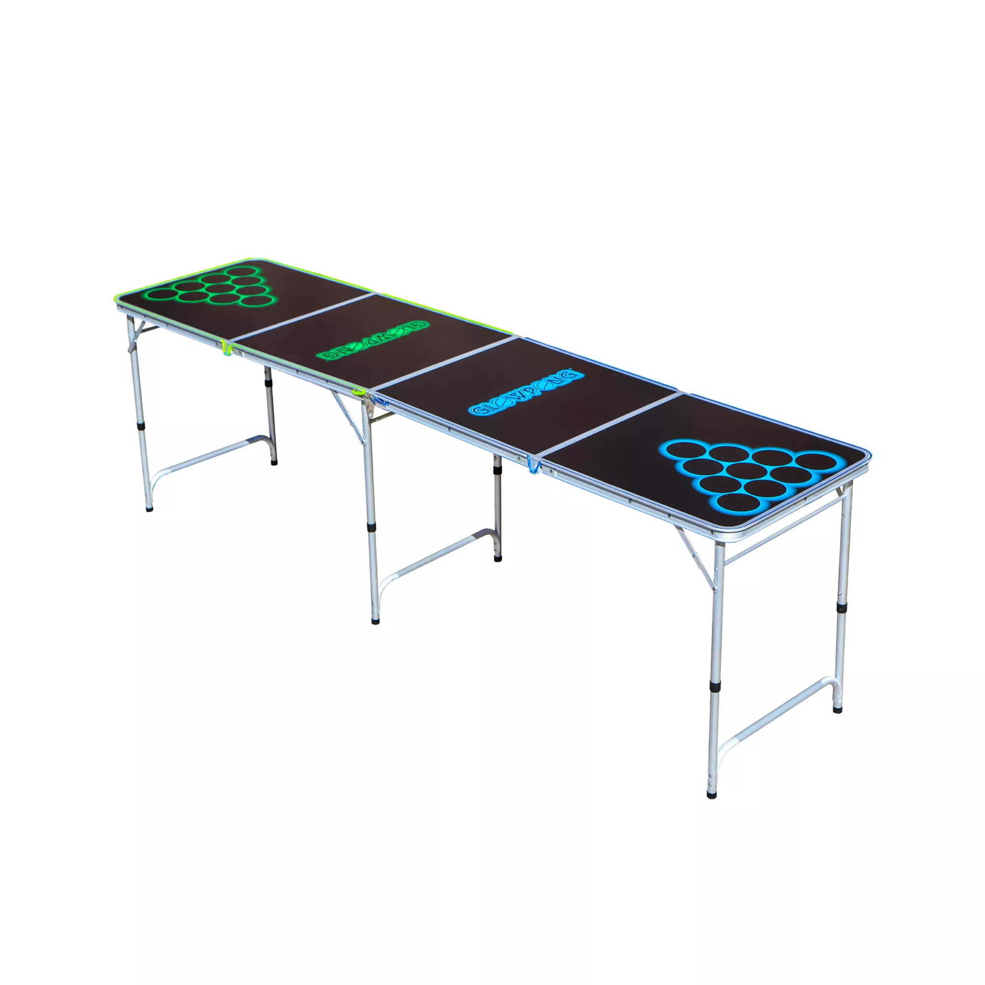 Glowing Green vs Blue Beer Pong Table - 8 ft. at Spencer's