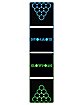 Glowing Green vs Blue Beer Pong Table - 8 ft.