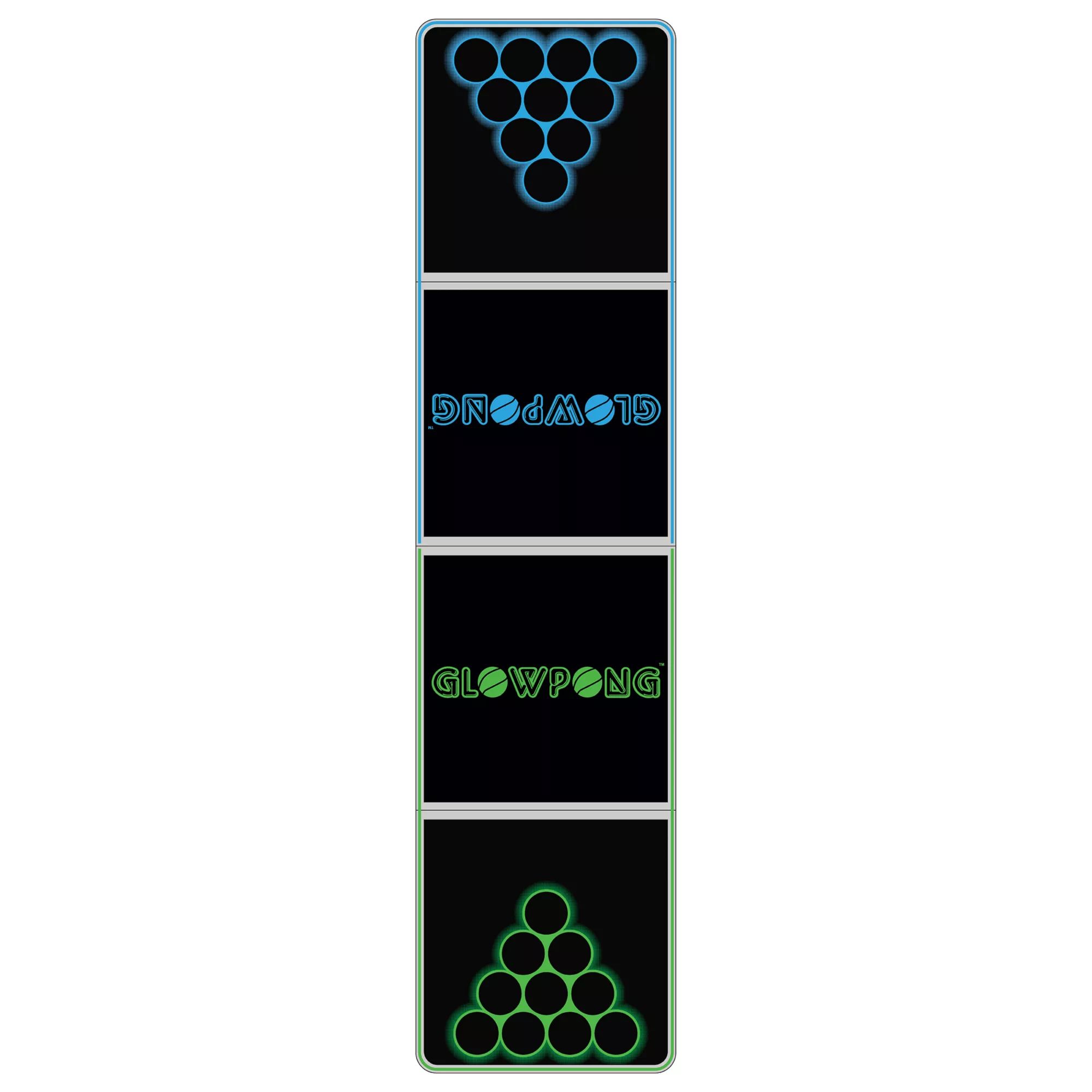 Glowing Green vs Blue Beer Pong Table - 8 ft. at Spencer's
