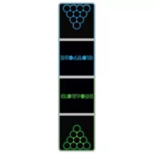 Glowing Green vs Blue Beer Pong Table - 8 ft. at Spencer's