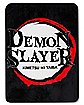 Black Demon Slayer Fleece Blanket