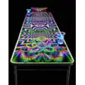 Glowing Psychedelic Beer Pong Table - 8 ft. at Spencer's