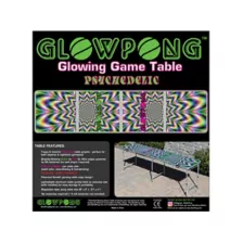 Glowing Psychedelic Beer Pong Table - 8 ft. at Spencer's