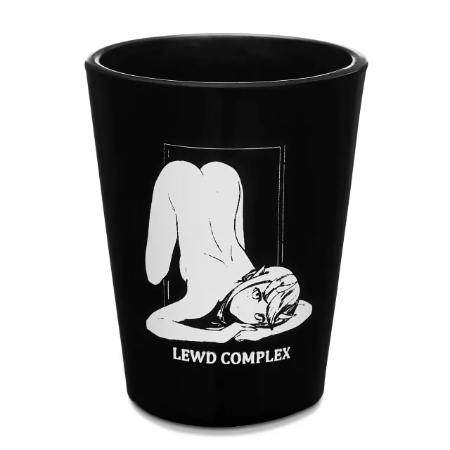 Conflicted Shot Glass 1.8 oz. - Lewd Complex at Spencer's