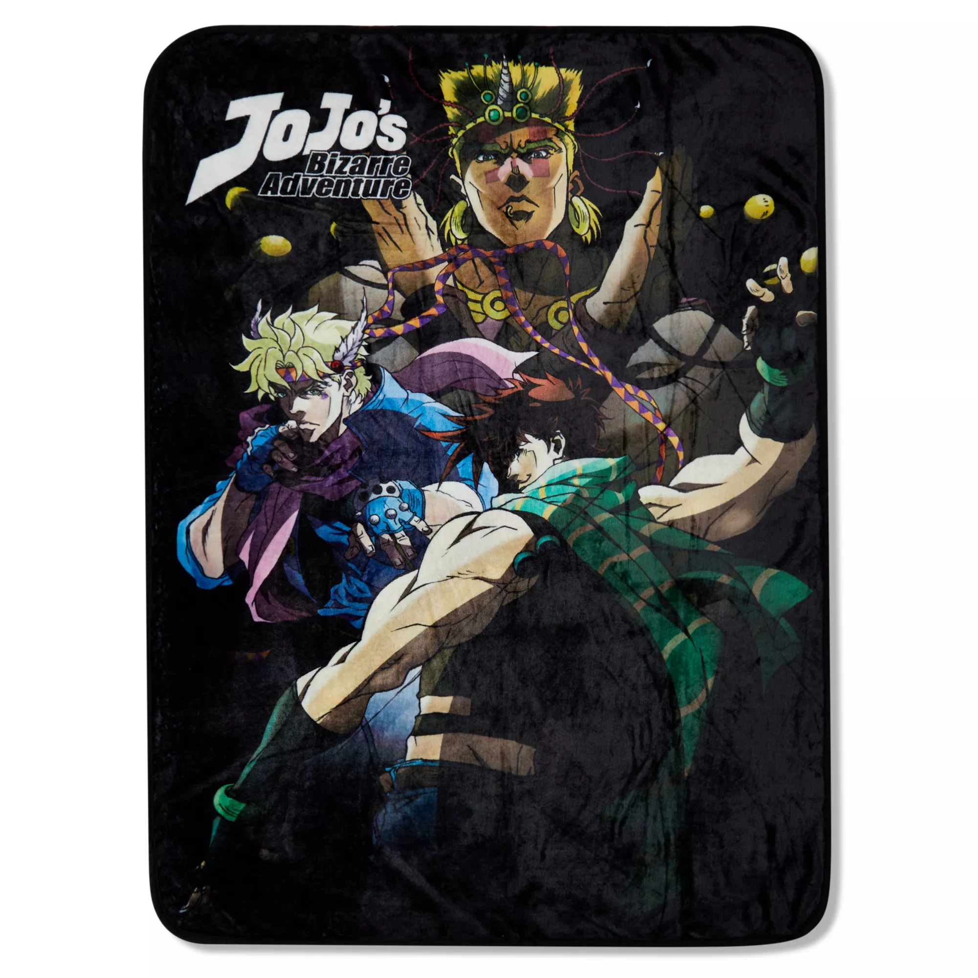 JoJo's Bizarre Adventure Fleece Blanket at Spencer's