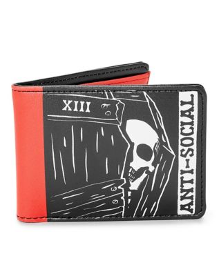 Black Playboy Logo Bifold Wallet - Spencer's