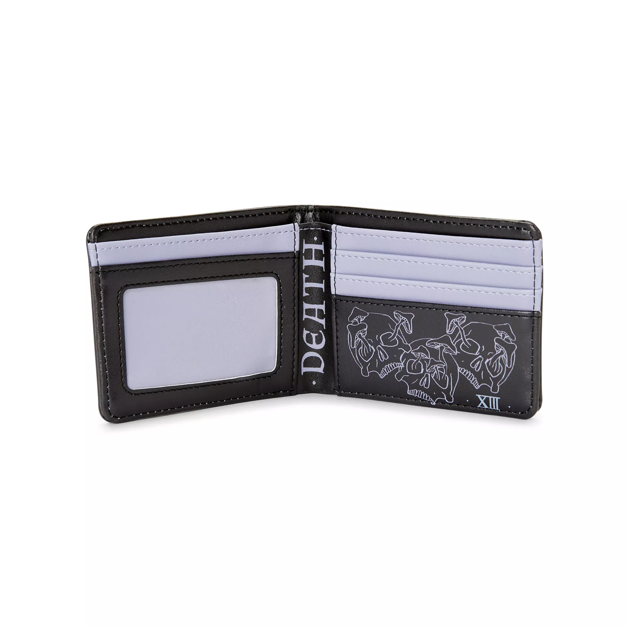 Death Skull Mushroom Bifold Wallet