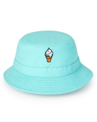 Mint Ice Cream Cone Bucket Hat