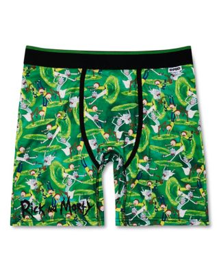 Rick and Morty Spiral Tie Dye Boxer Briefs - Spencer's