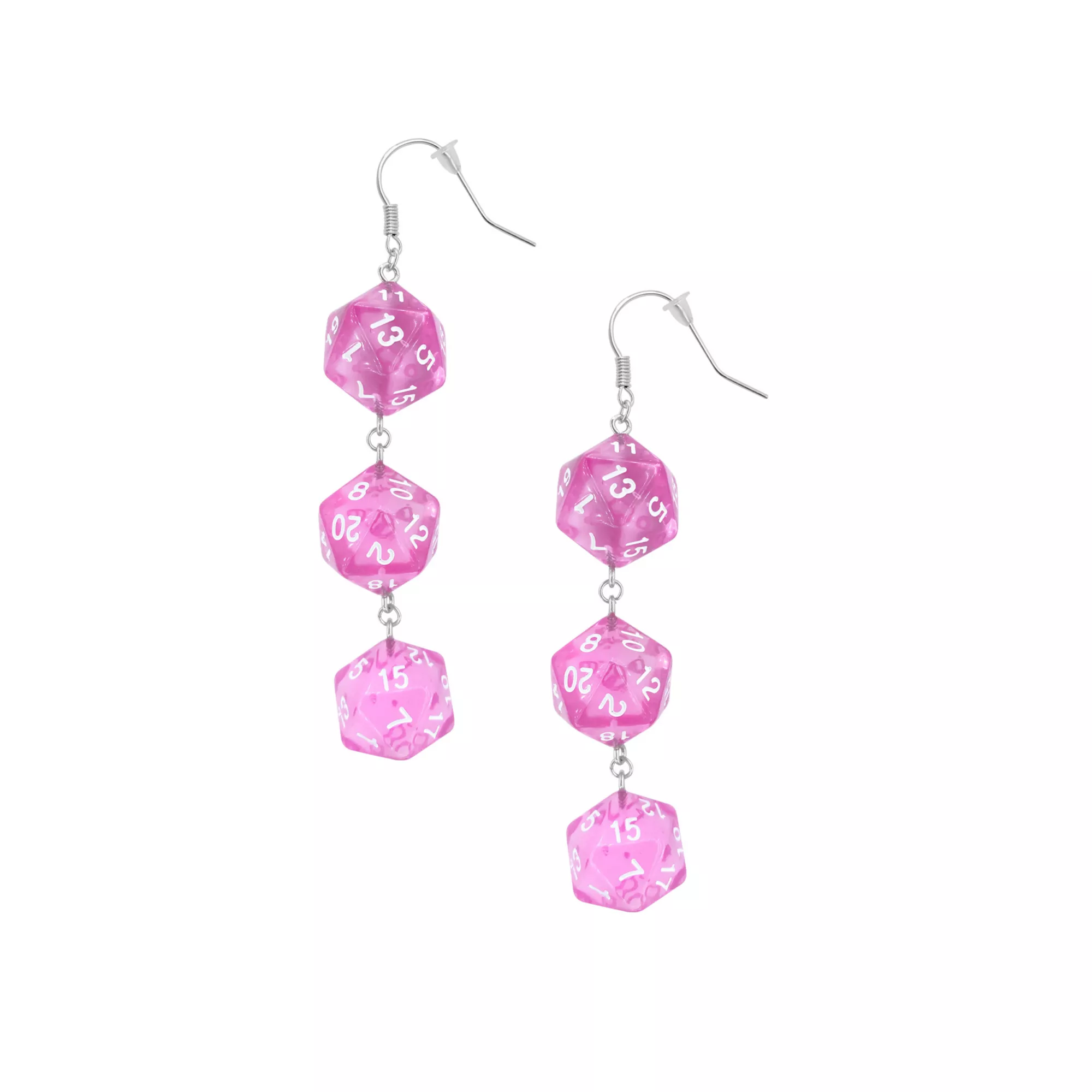 20 Side Dice Dangle Earrings at Spencer's