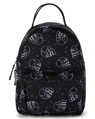 purple skull backpack