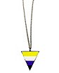 Nonbinary Flag Chain Necklace