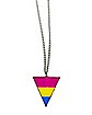 Pansexual Pride Chain Necklace