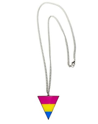 Pansexual Pride Chain Necklace