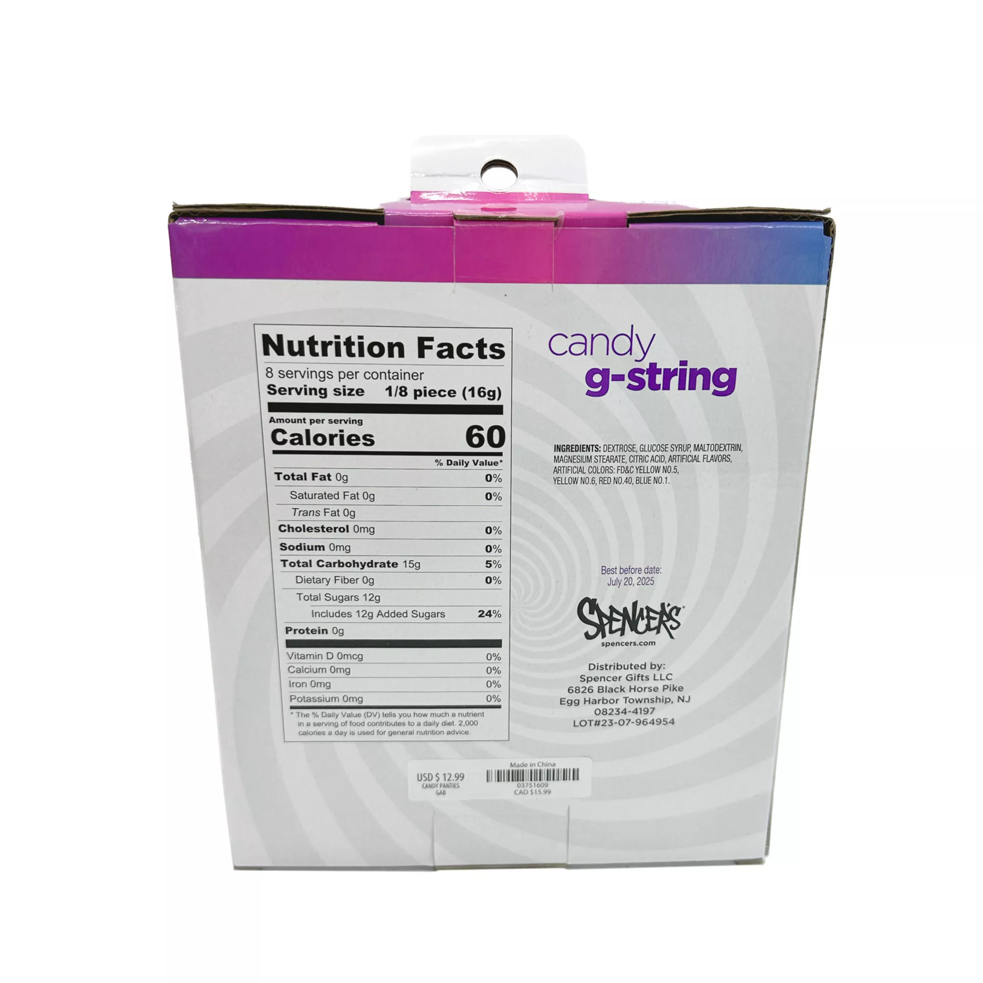 Candy G-String Panties at Spencer's