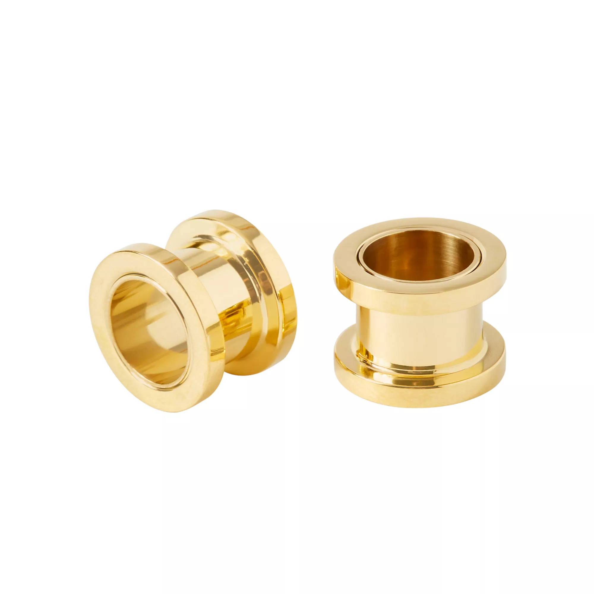 Goldplated Titanium Tunnels at Spencer's