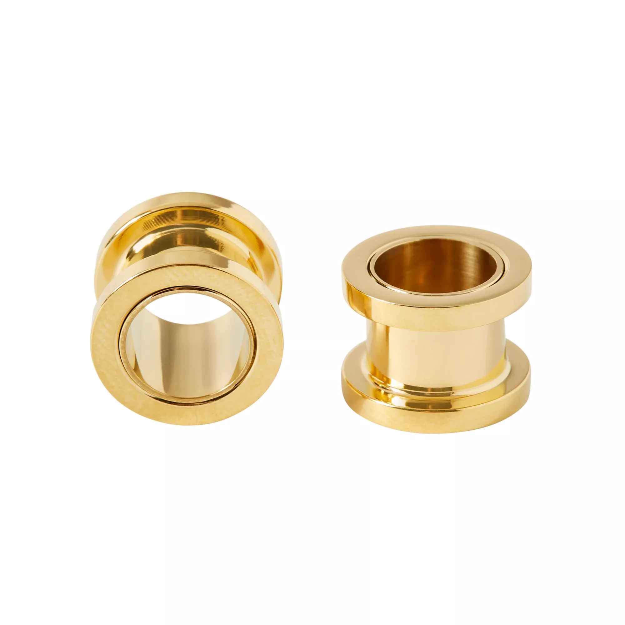 Goldplated Titanium Tunnels at Spencer's