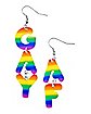 Rainbow Gay AF Dangle Earrings