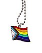 Progress Pride Ball Chain Necklace