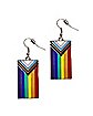 Progress Pride Flag Dangle Earrings