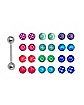 Barbell with Extra Balls 24 Pack - 14 Gauge