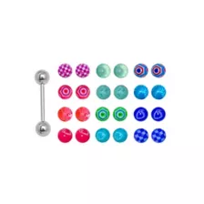 Barbell with Extra Balls 24 Pack - 14 Gauge at Spencer's