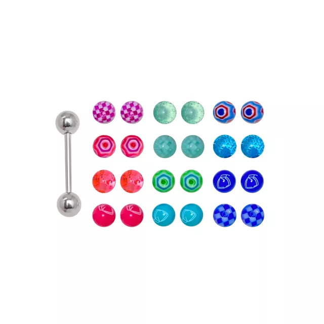 Barbell with Extra Balls 24 Pack - 14 Gauge at Spencer's