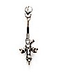 Claw Belly Ring - 14 Gauge