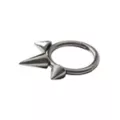 Silvertone Spike Titanium Septum Ring - 16 Gauge at Spencer's
