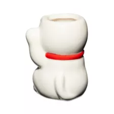 Lucky Cat Shot Glass - 2 oz. at Spencer's