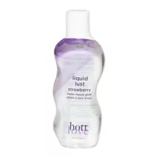 Liquid Lust Strawberry Flavored Glide 4 oz. - Hott Love at Spencer's