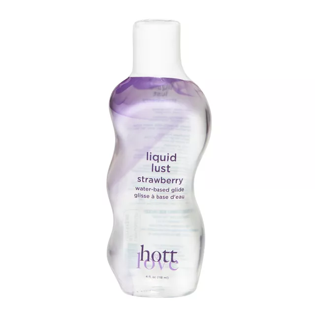 Liquid Lust Strawberry Flavored Glide 4 oz. - Hott Love at Spencer's