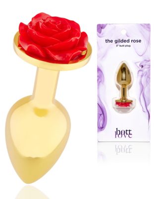 The Gilded Rose Butt Plug 3 Inch - Hott Love