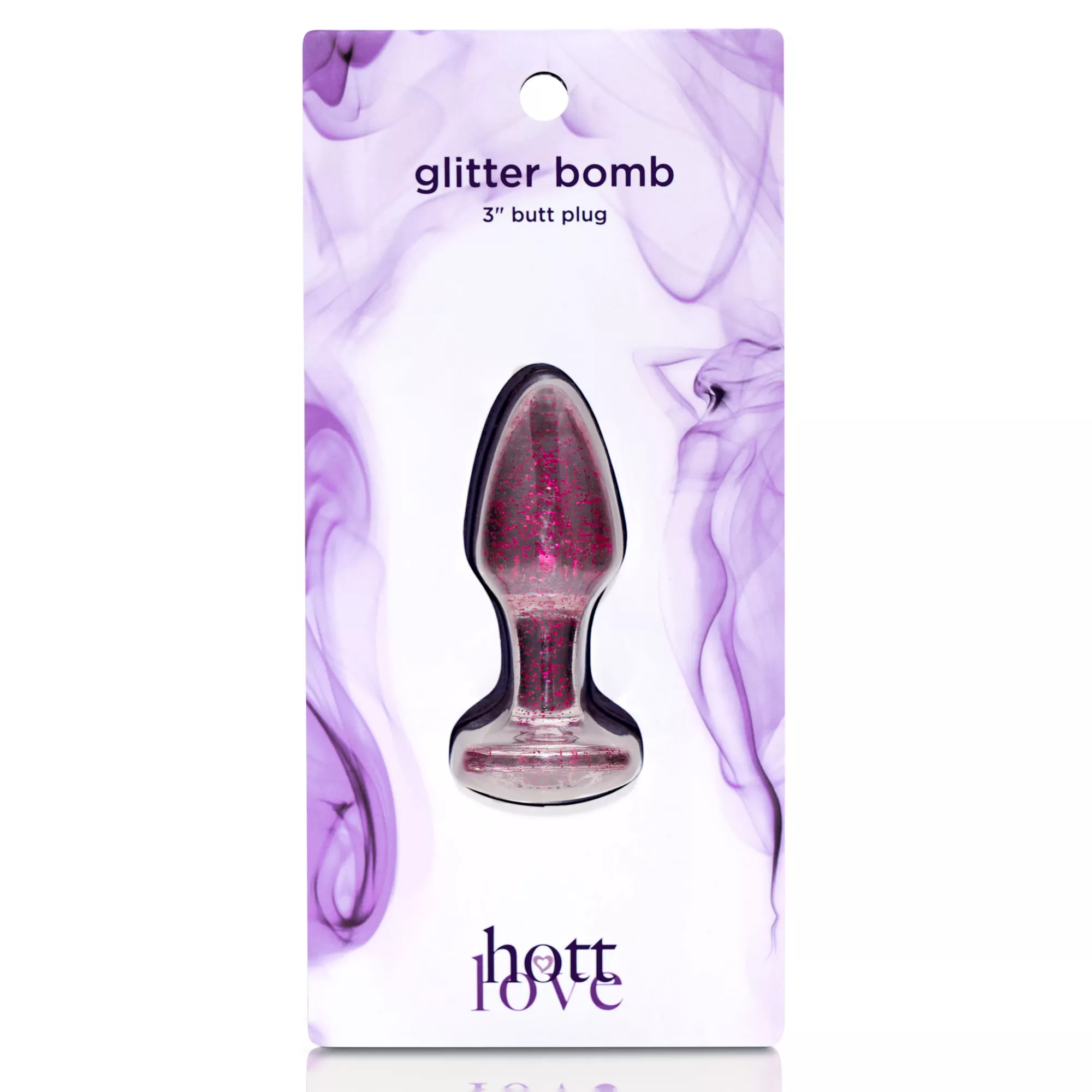 Glitter Bomb Butt Plug 3 Inch - Hott Love at Spencer's