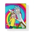 Eyes Wide Rick and Morty Fleece Blanket at Spencer's