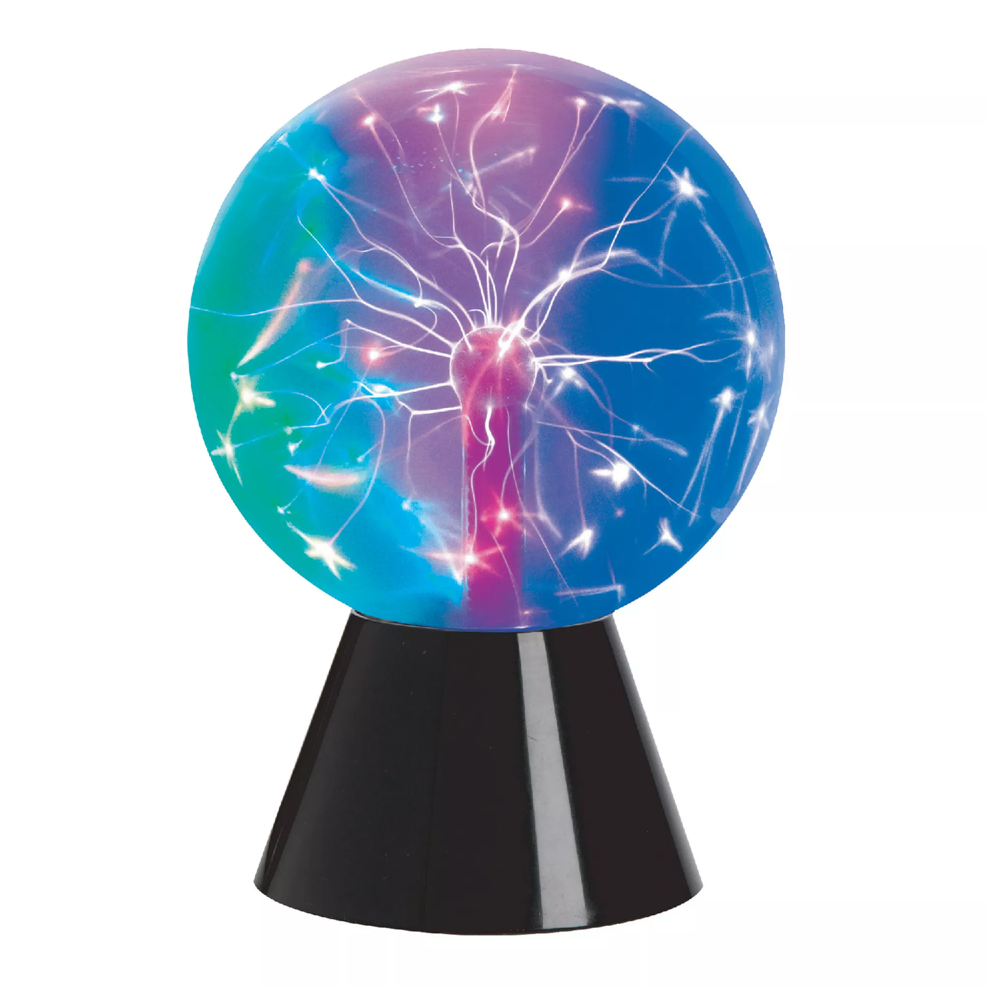 Sound Activated Rainbow Plasma Ball - 8 Inch at Spencer's