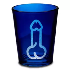 Blue Penis Shot Glass -1.5 oz. at Spencer's