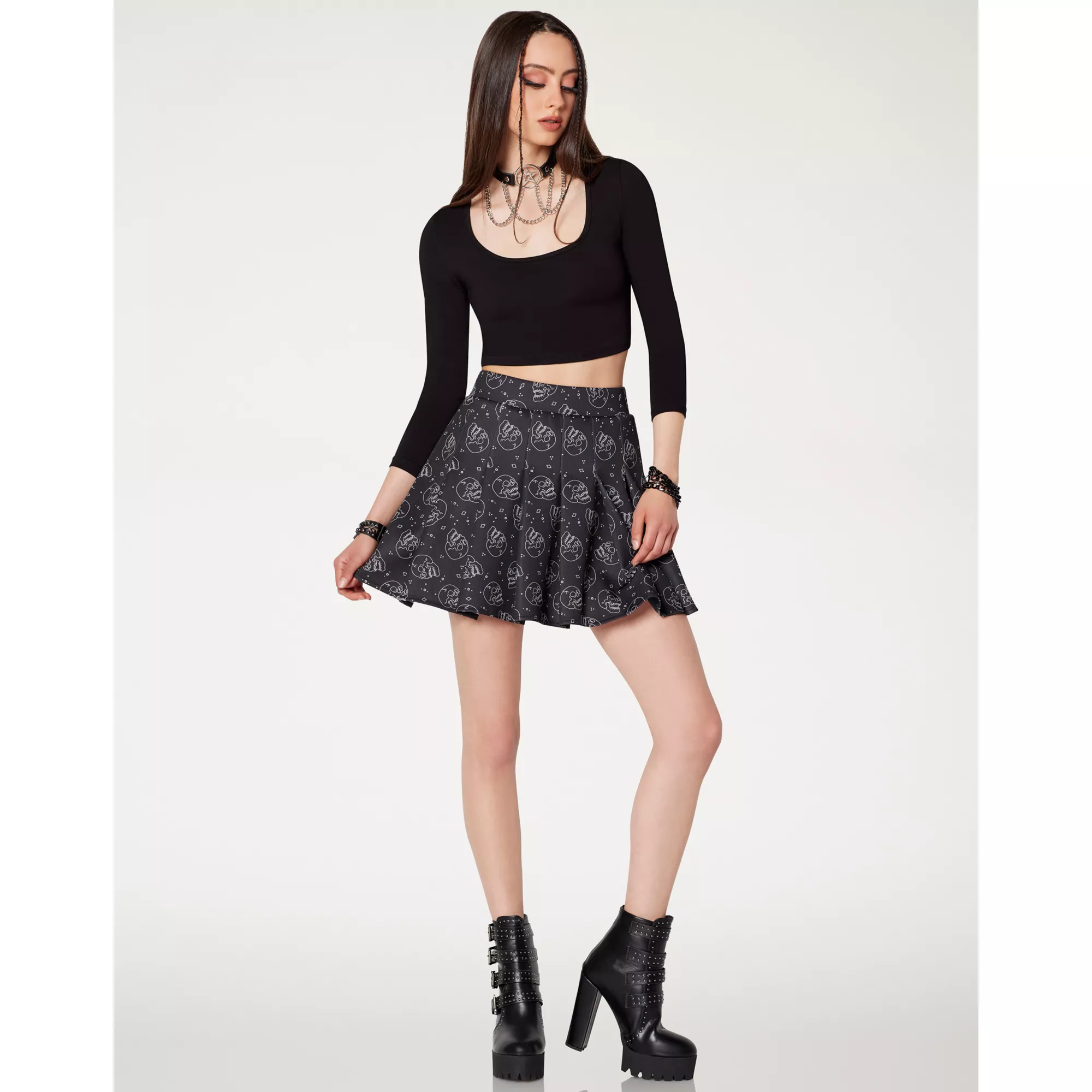 Skull Skirt at Spencer's
