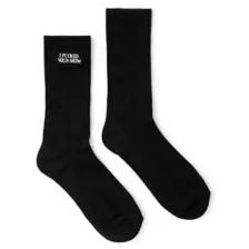 I Fucked Your Mom Athletic Crew Socks at Spencer's