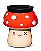 Red Smiling Mushroom Stash Jar - 3 oz.