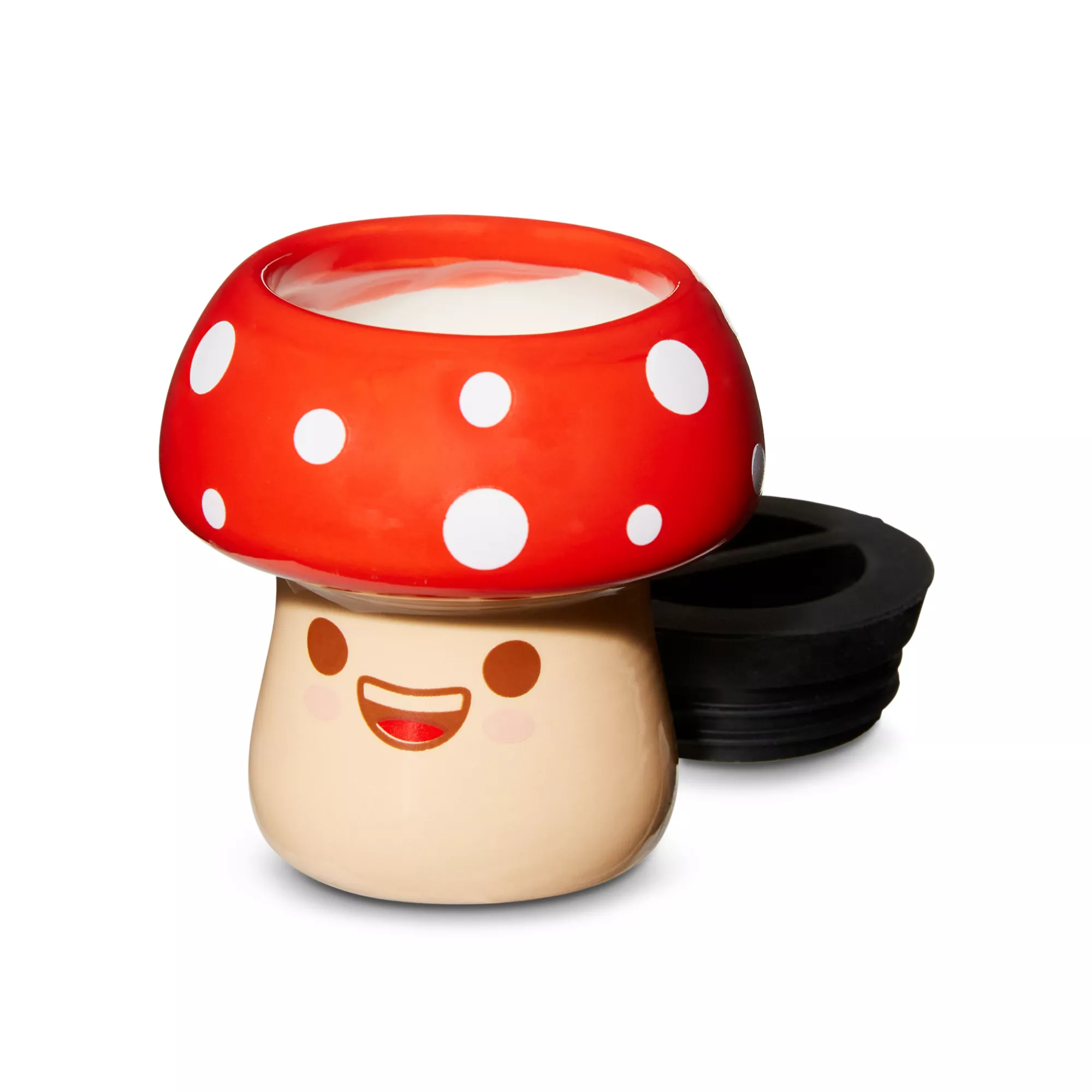 Red Smiling Mushroom Stash Jar - 3 oz. at Spencer's
