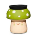 Green Smiling Mushroom Stash Jar - 3 oz. at Spencer's