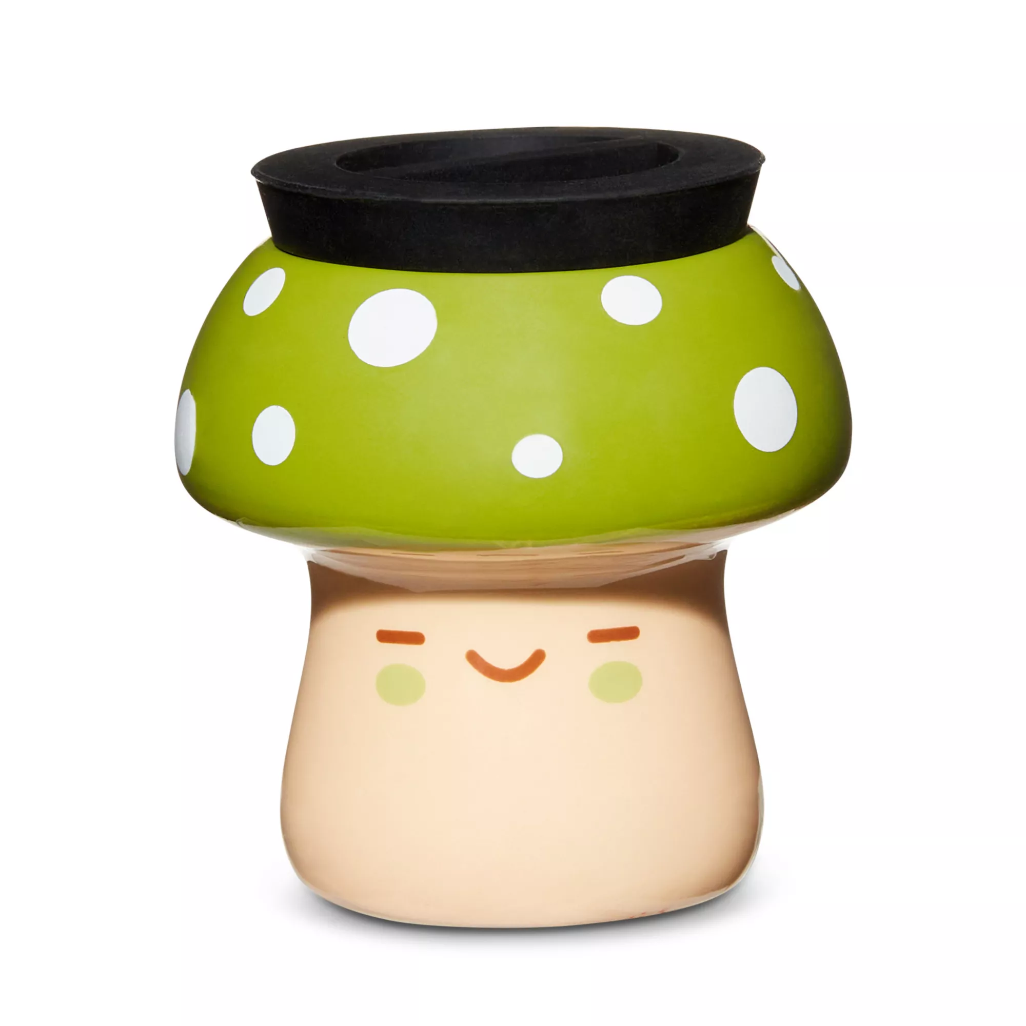 Green Smiling Mushroom Stash Jar - 3 oz. at Spencer's