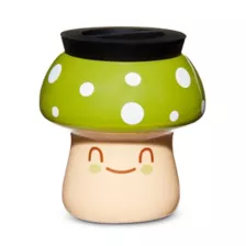 Green Smiling Mushroom Stash Jar - 3 oz. at Spencer's