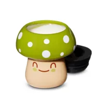 Green Smiling Mushroom Stash Jar - 3 oz. at Spencer's