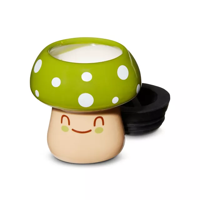 Green Smiling Mushroom Stash Jar - 3 oz. at Spencer's