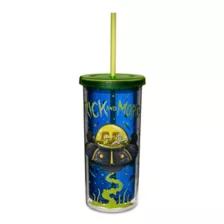 Spaceship Rick and Morty Cup with Straw - 29 oz. at Spencer's
